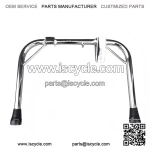 Reinforced Chrome Centre Stand with Feet , for Vespa PX 150 Scooter.