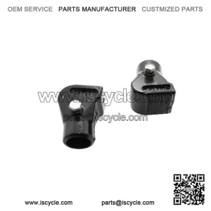 Brand New Pair of Black Alloy Stand Feet for VESPA PX, T5 & LML (#VP456).