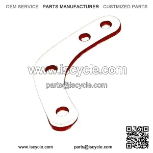 Zinc Plated 4-Hole Right Hand Side Mirror Stem Bracket for VESPA PX, PE, PK & LML.