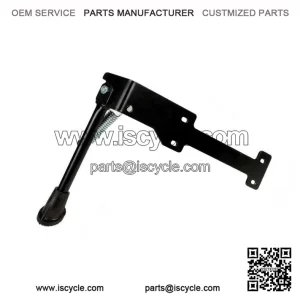 BLACK SIDE STAND WITH SPRING ?C For Vespa PX 125/150/200, LML 2T Star Deluxe