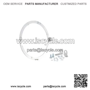 LED ROUND HEADLAMP ?143mm ?C For Vespa PX80?200, PE, Lusso, 1998