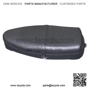 Original-Style Direct Replacement Seat for Vespa PX, Black, Part No.0722N