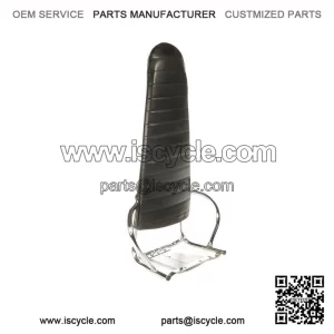 CHROME JIMMY?STYLE PASSENGER BACK REST ?C Fits Vespa PX, PE, T5 Classic, LML Star, Cuppini