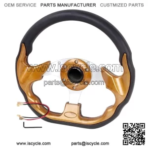 12.5IN Golf Cart Steering Wheel for EZGO, Club Car, Yamaha Cart Parts Accessories