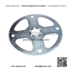 #35 3/8" Pitch 75T 6 holes Sprocket Chain Wheel Drive for Scooter Go-Kart eBike