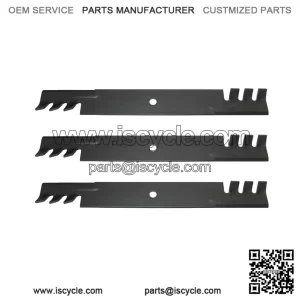 3-Piece Toothed Mower Blade Set 7075770, 21" - Fits Snapper Pro 61 Deck